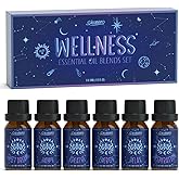 SALUBRITO Essential Oils Set, Wellness Aromatherapy Oil for Diffuser, Home, Candle, soap Making, Natural Blend Oils Gift for Women and Men, 6x10ml