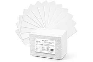 125 Pieces Dental Bibs 13"x18", 3-ply Waterproof Tattoo Bibs Sheet Good for Dental Clinic, Nail Salon, Nursing, Tattoo Shop (