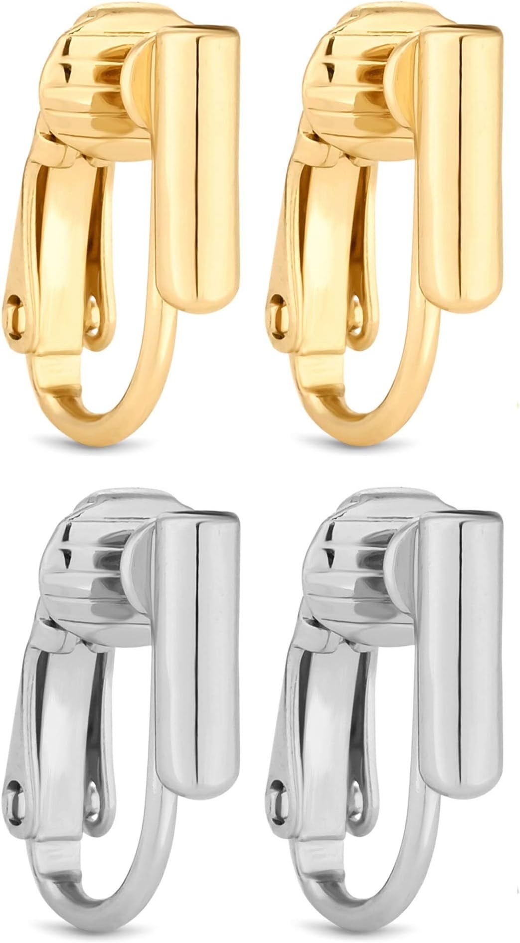 Jon Richard Women's Set Of Two Gold And Silver Pierced Earring Converters