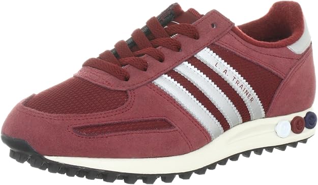 Amazon.com | Adidas Trainers Shoes Mens La Trainer Red | Running