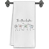 Elefeltclave Funny Mahjong Kitchen Towels, Mah Jongg Dish Tea Towels for Kitchen Decor,Gifts for Mahjong Players Lovers Decorative Hand Towels for Bathroom, 16X24 Inch