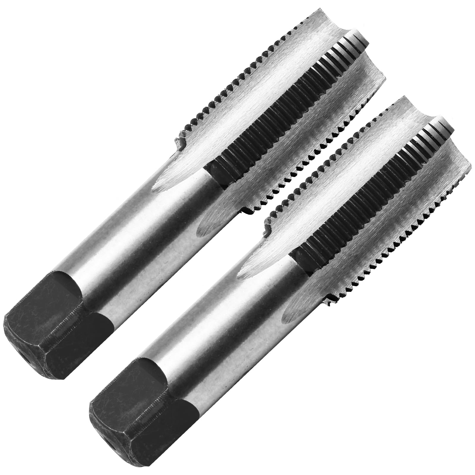 Photo 1 of ***PARTIAL SET ONLY***Litoexpe 2 Pcs M20 x 1.5 Metric Hand Tap, Right Hand HSS Threading Milling Tap Tool