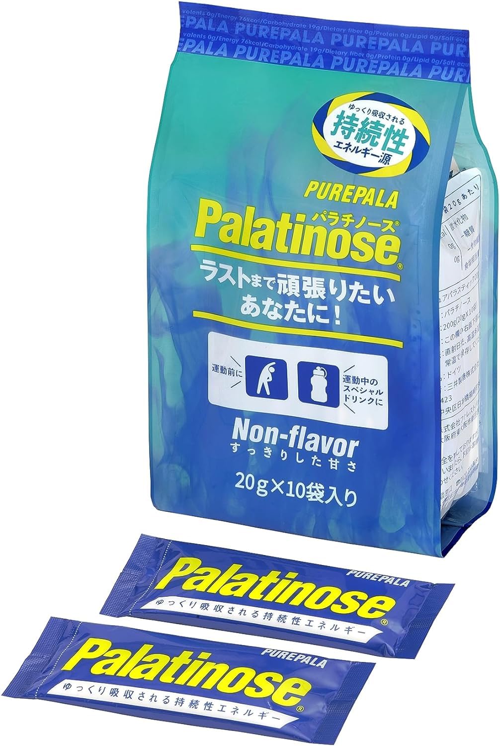 スプーン印 ピュアパラ スポーツドリンク 粉末 ブドウ糖 【 マラソン 補給食/ロードバイク 】 パラチノース 20g×10本商品画像