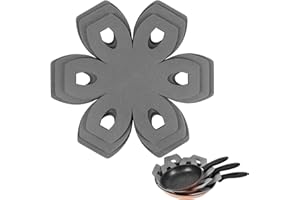 BYKITCHEN Pot and Pan Protectors, Set of 6 and 3 Different Sizes, Felt Pot Separators Protectors, Gray Pan Savers Dividers for Stacking and Protecting Your Cookware