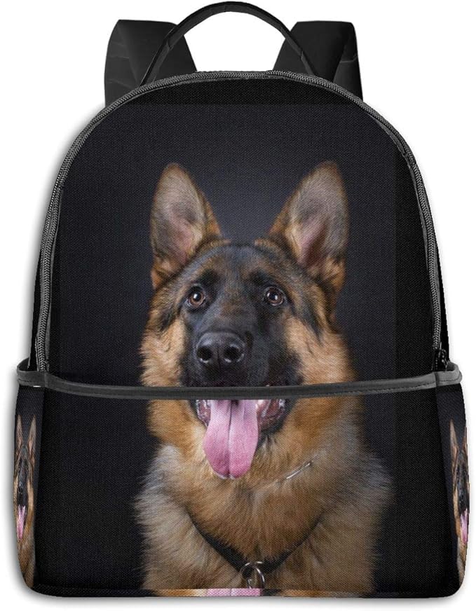DXTDCMMe German Shepherd Water Resistant Backpack Fashion