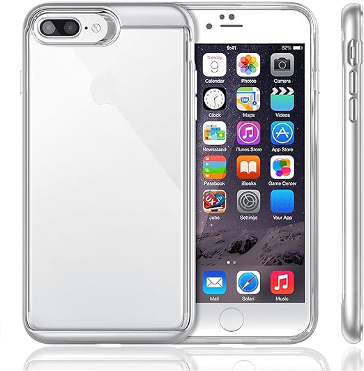 iPhone 8 Plus Case, iVAPO [Crystal Series] Transparent
