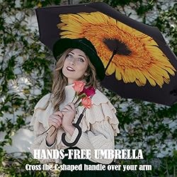 Wxjiahetai Inverted Reverse Umbrella with C-shaped
