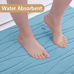 Buganda Memory Foam Bathroom Rug Mat 30x20, Extra
