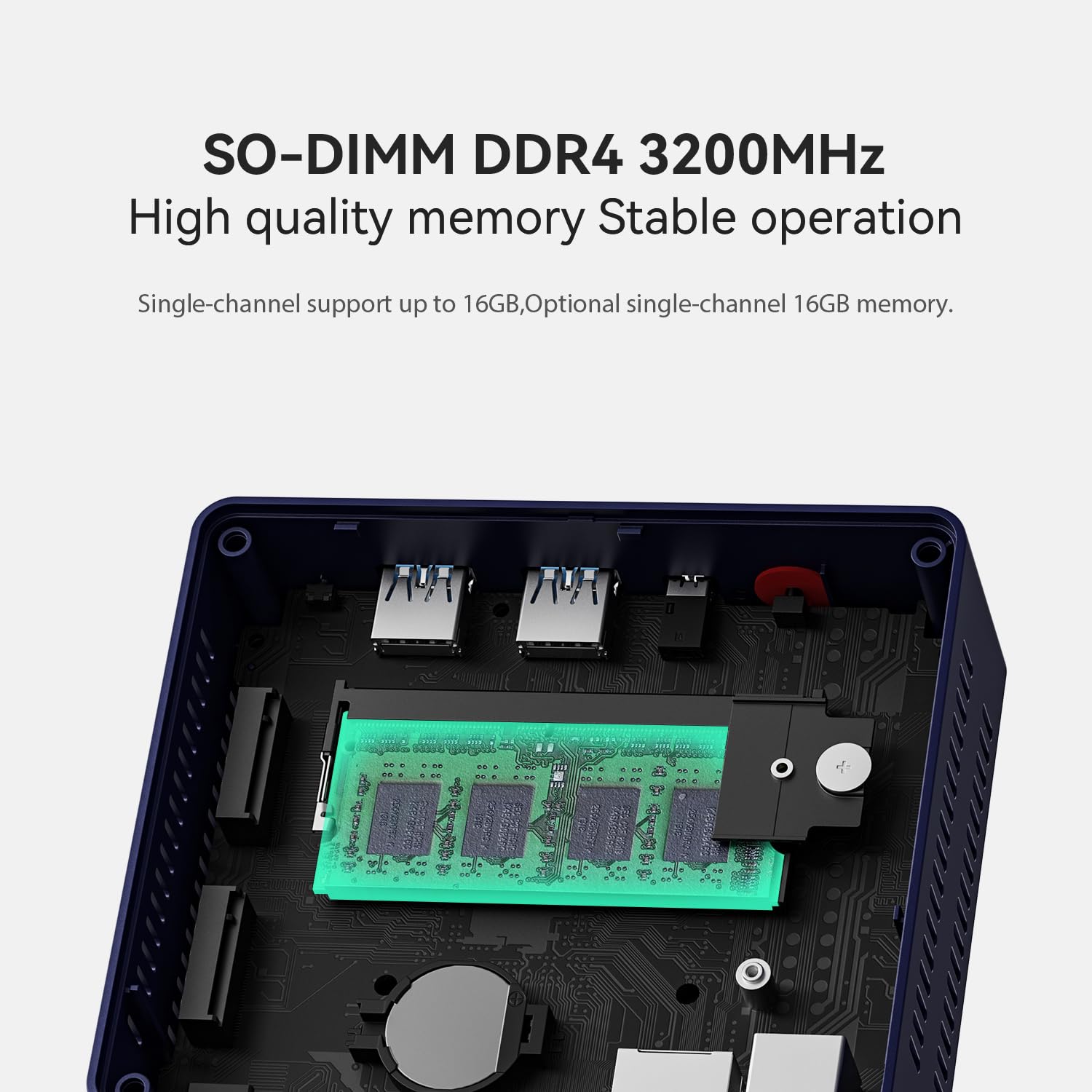 Beelink Mini S13 Pro Mini PC,13 Generation Intel N150 (Up to 3.6GHz) 4C/4T,16GB DDR4 500GB PCle SSD,Micro PC 4K,Dual Display,WiFi6,BT5.2,LAN 1000Mbps,Low Power Mini Computer Support Win 11 Home
