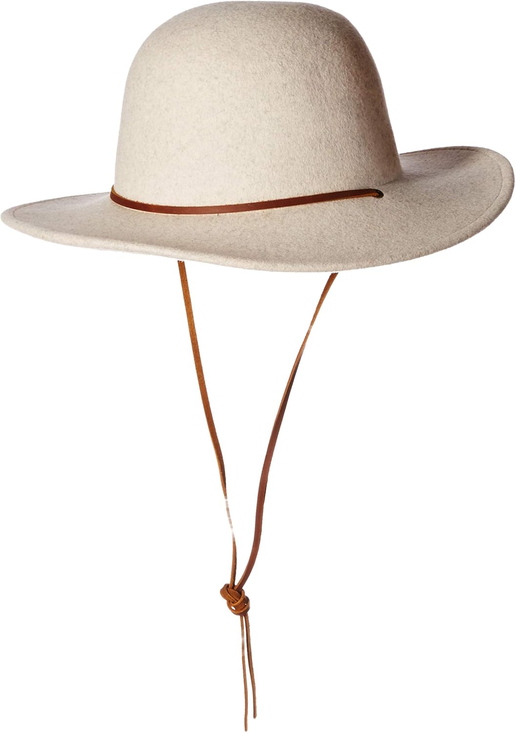 Brixton Men's Tiller Wide Brim Felt Fedora Hat: Clothing