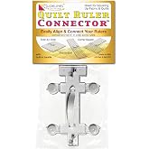 Guidelines4quilting - Quilt Ruler Connector/Handle for Rulers and Templates - Alignment Tabs and Lip Edge for Perfect Alignment - Unbreakable - Left-Handed Friendly - Suction Cups - Built-in Handle