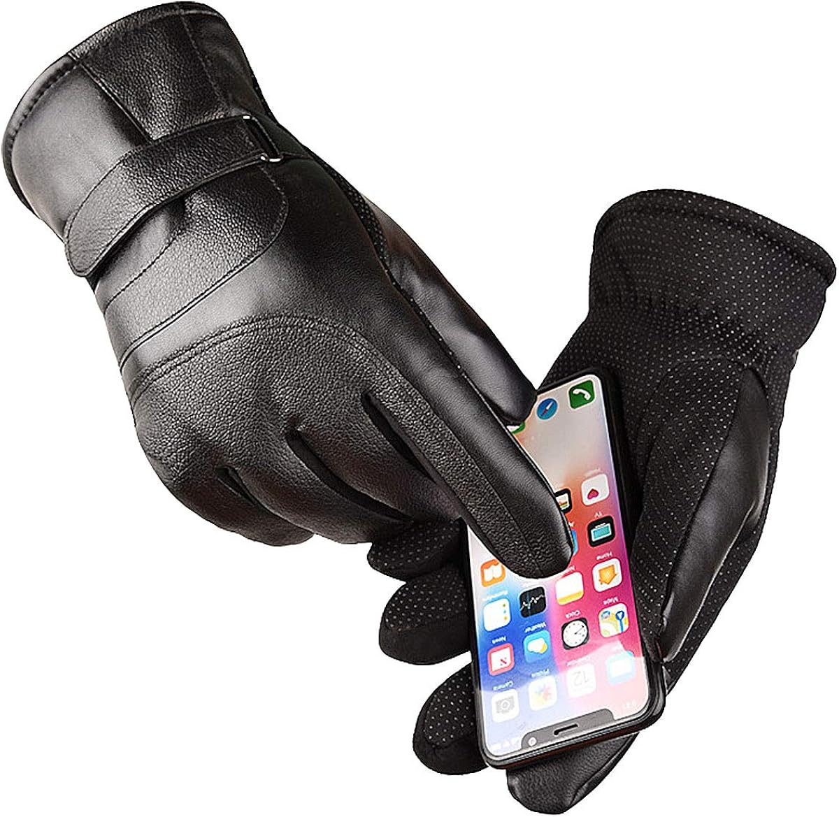 Touch Screen Winter Snow Gloves Waterproof & Windproof for Motorcycle,Cycling,Riding,Snow Sports, -20°F Cold Proof Cold Weather Gloves Warm Thermal Gloves for Men and Women Black: Clothing