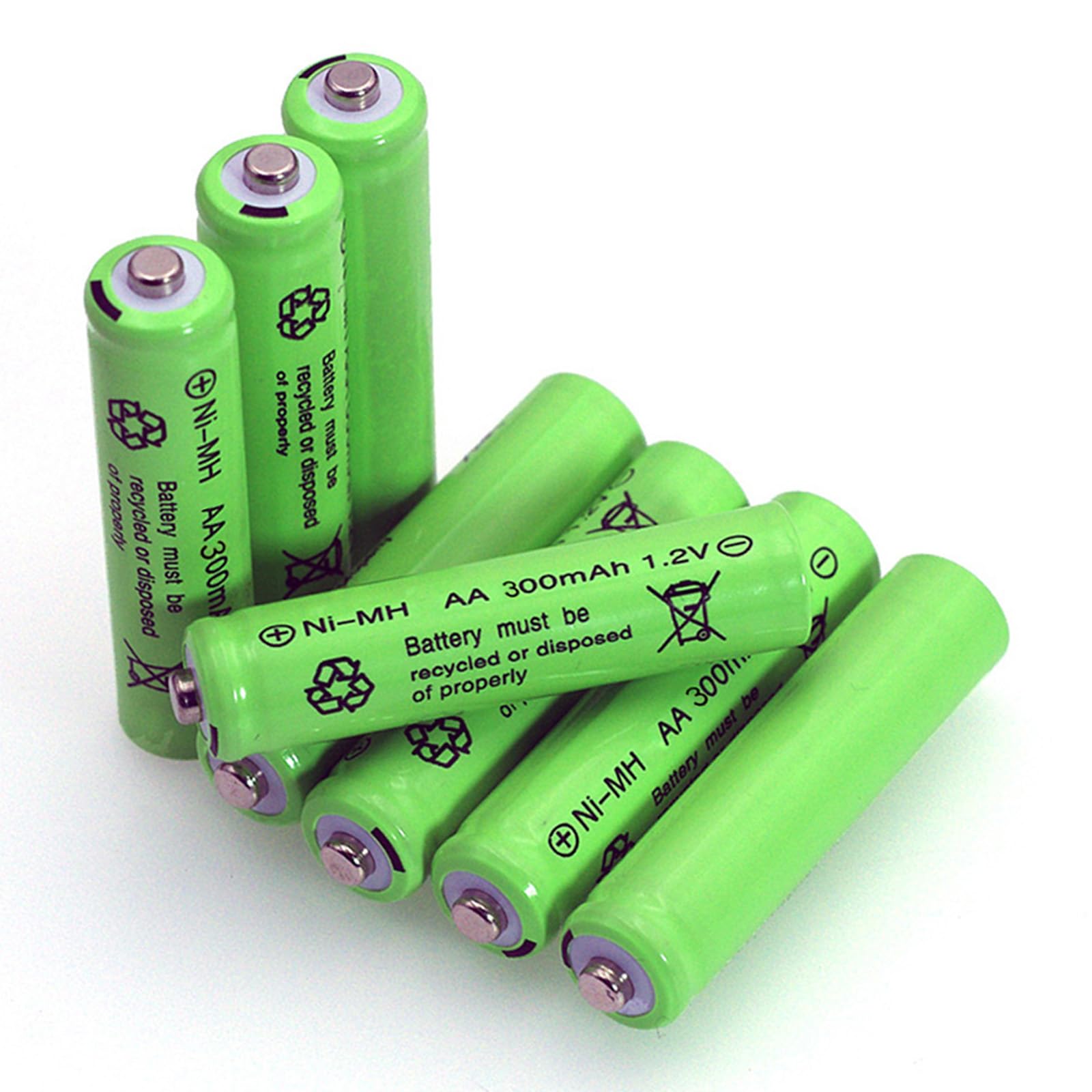 thumbnail image 2 of Affordable Store 16-Pack AA Ni-Cd Rechargeable Batteries – 1.2V 300mAh For Solar Lights 2 of 6
