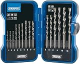 Draper TCT Masonry 15 Piece Drill Bit Set Carbon Steel Tungsten Carbide Tips view 2