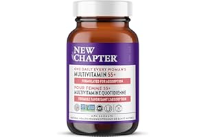 New Chapter Every Woman's One Daily 55+ - Multivitamin for Women - Supports Immune, Bone & Vision Health - Gentle on the Stom