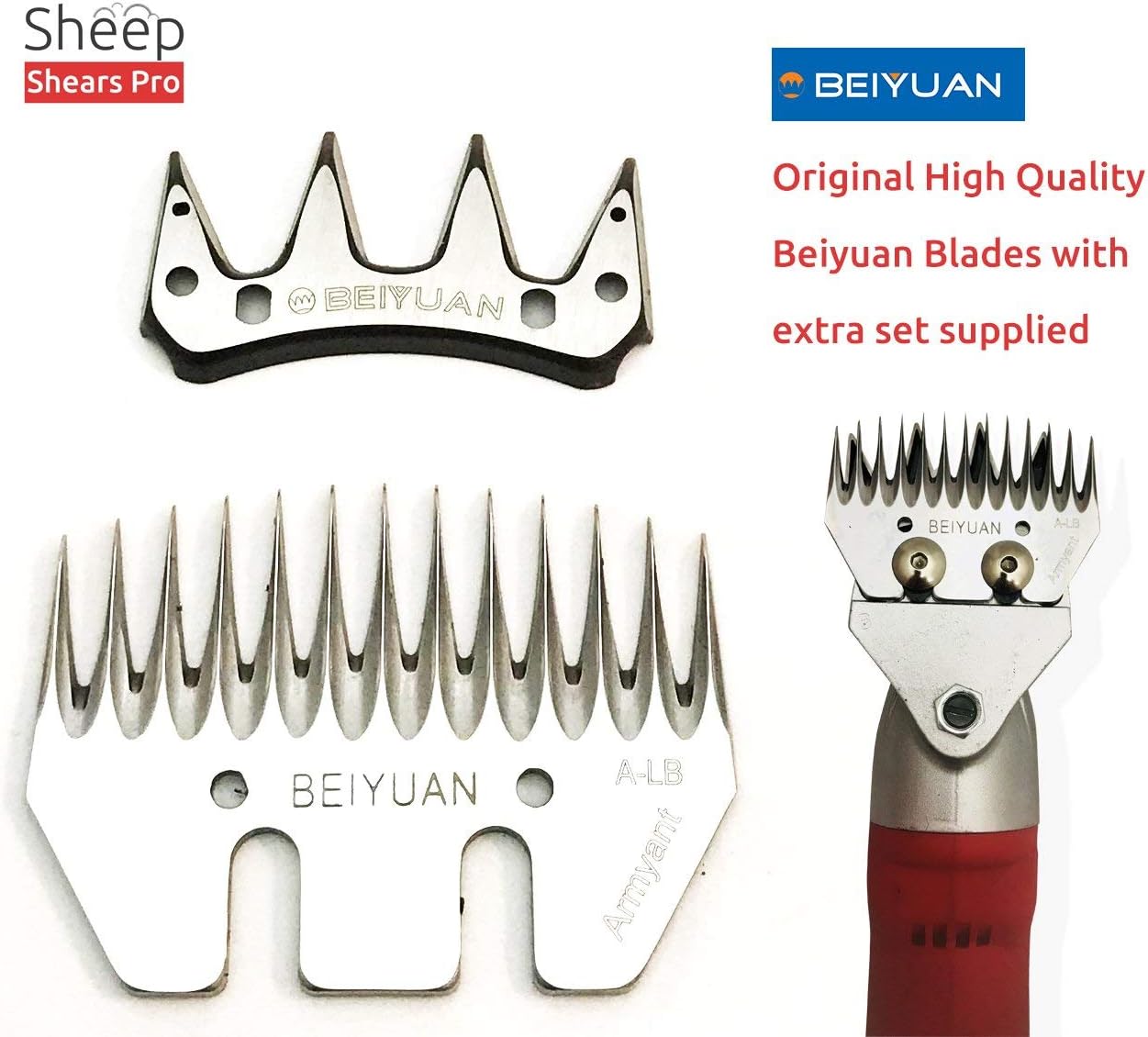 Sheep Shears Pro 220V UK Plug 500W Professional Heavy Duty Electric Shearing Clippers with 6 Speed - Image 4