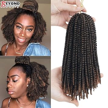 Amazon Com Nubian Twist Hair Ombre Color Crochet Braids Fluffy