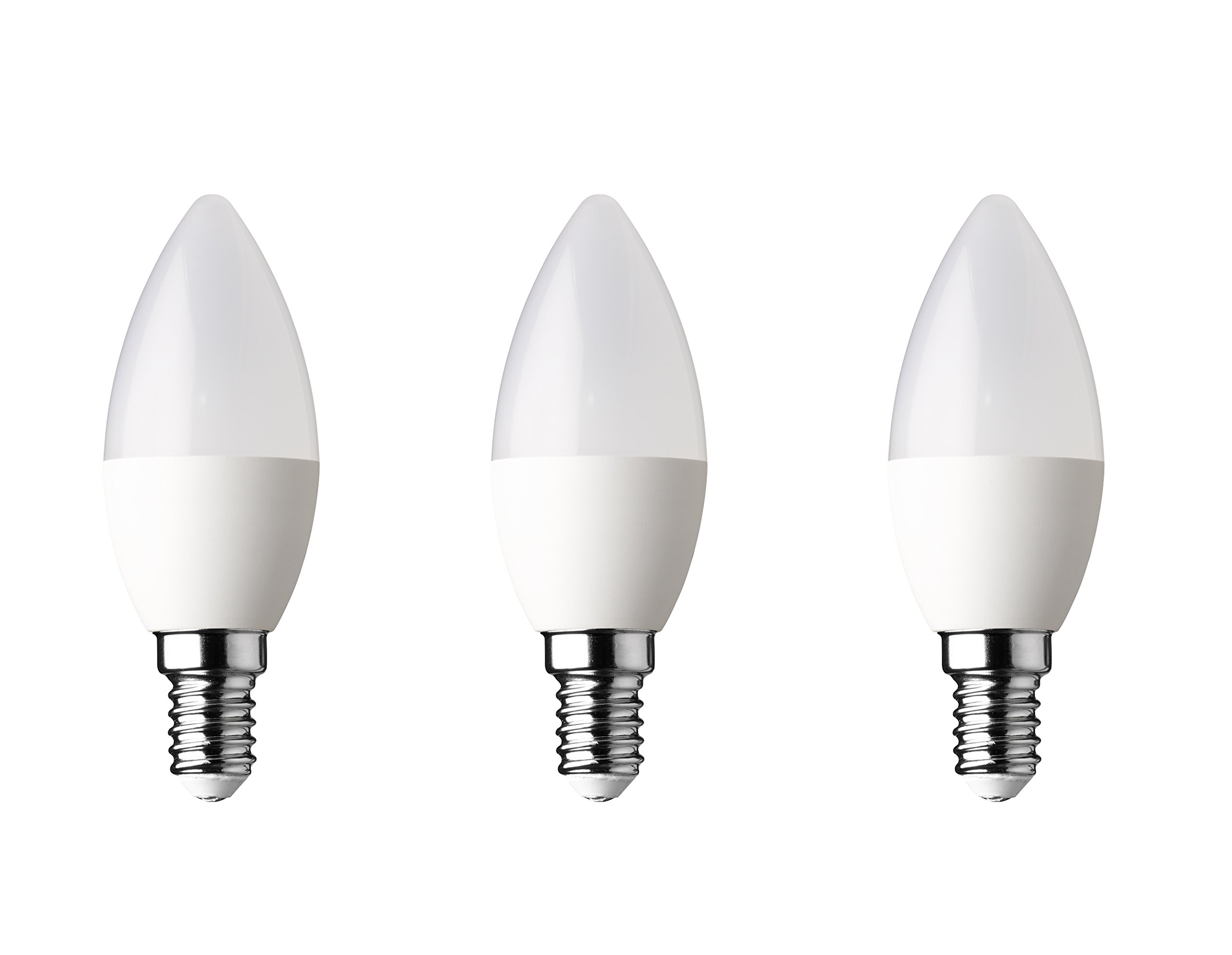 WOFI 5110_3 Light Bulb, Plastic, E14, 5.5 W, White, 3.5 x 3.5 x 100 cm