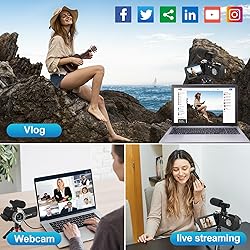 Weochi Video Camera Camcorder Ultra HD 2.7K 42MP