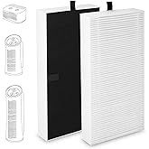 MXZONE True HEPA Filter Replacement Compatible with Febreze FRF102B and Honeywell Filter U, HHT270, HHT290 Series Air Purifier
