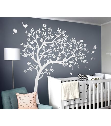 Pegatinas De Vinilo Extraíbles Con Bosque Y Animales - Diseño Personalizable Para Paredes Infantiles