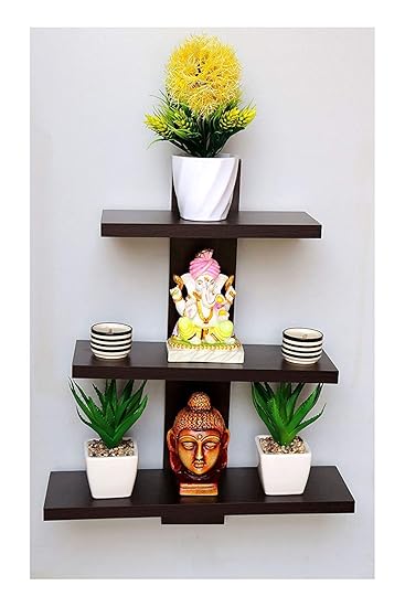 Dime Store Amazing Shoppee Wall Shelves Shelf for Living Room Book Shelfs (3 Shelves)