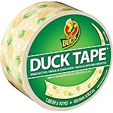 Duck Brand 283924 Printed Duct Tape, Pineapple Delight, 1.88 Inches x 10 Yards, Single Roll