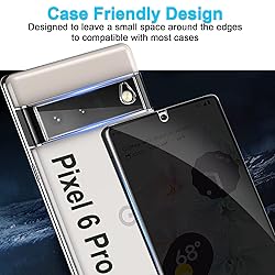 [2+1 Pack] for Google Pixel 6 Pro Privacy Screen