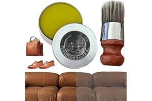 Roselover Wise Owl Furniture Salve for Leather,New Furniture Leather Salve and Brushes Set, Wood Furniture Leather Salve,Suitable for Furniture,Car Seats,Leather Sofa, Floor Maintenance (1Pcs)