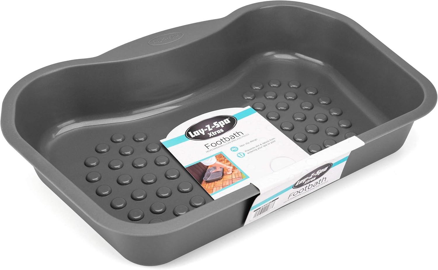 LayZSpa Foot Bath Tray Accessory for Hot Tubs and Spa Pools, Non Slip