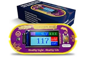 ClariVora UV Index Meter for Reptiles - Portable UVB UVA Light Meter with Hold Function & Backup Battery - Bearded Dragon Tan