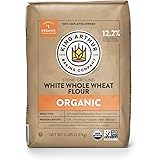 King Arthur, 100% Organic White Whole Wheat Flour, 100% Whole Grain, Non-GMO Project Verified, 5 Pounds (Packaging May Vary)