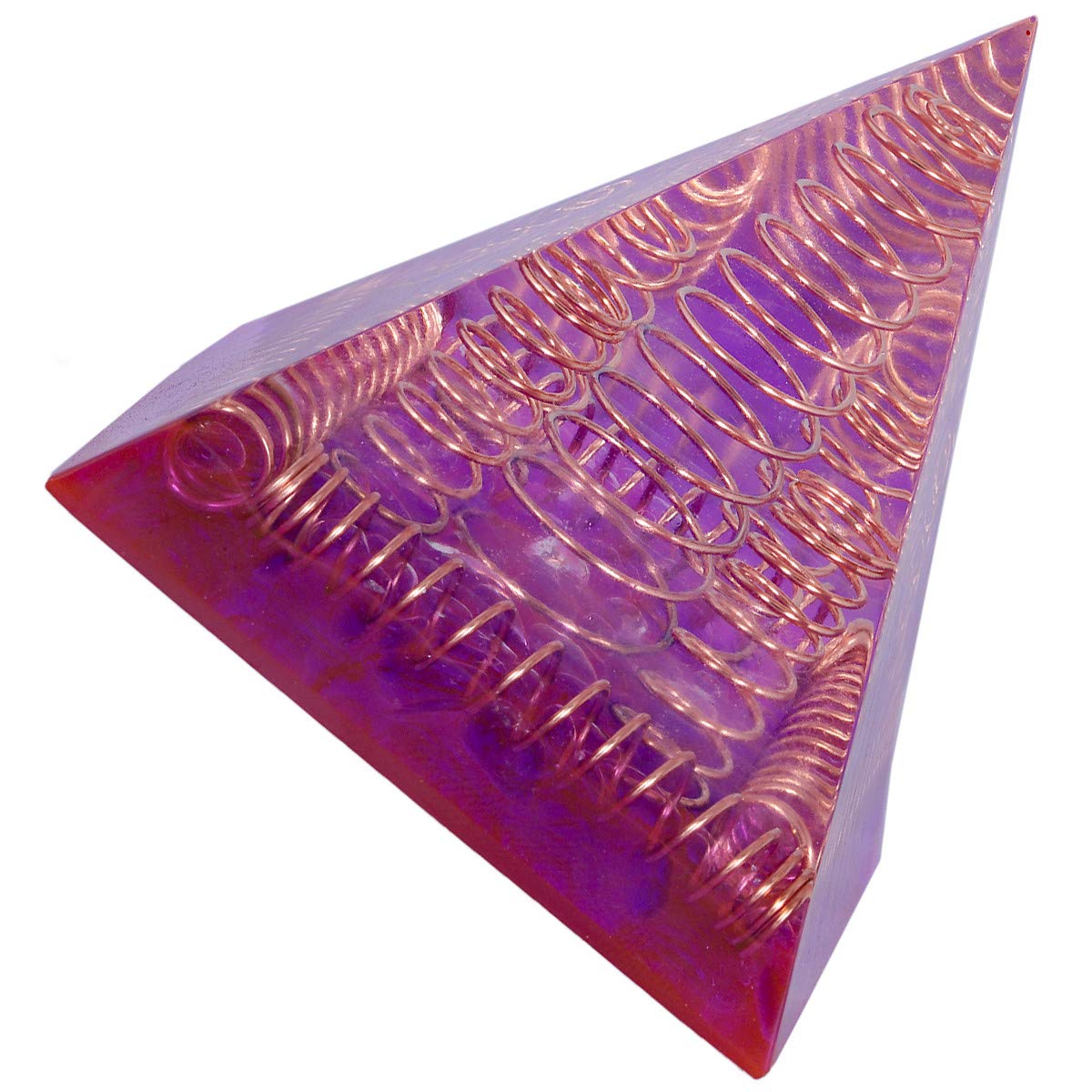 KYEYGWO Healing Stones Chakra Pyramids Center Pyraminds, Crystal Pyramid for Positive Energy Reiki Meditation Therapies