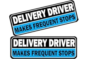 HOZODUSI Delivery Driver Car Magnet, Delivery Magnetic Car Door and Bumper Sign, High Reflective, Stronger Magnetic, Eye-Catching Design for Delivery.
