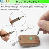 LRMYS 3-in-1 Mini Screwdriver Keychain Stainless Steel Eyeglass Watch Jewelry view 4