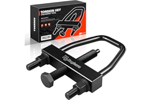 ROGIERRA Torsion Key Unloading Tool, torsion bar key adjuster Bar Suspensions Installation Removal Tool Leveling Decompress Tool Compatible with Dodge Ford Chevrolet Chevy GMC GM HD Trucks SUVs, Black