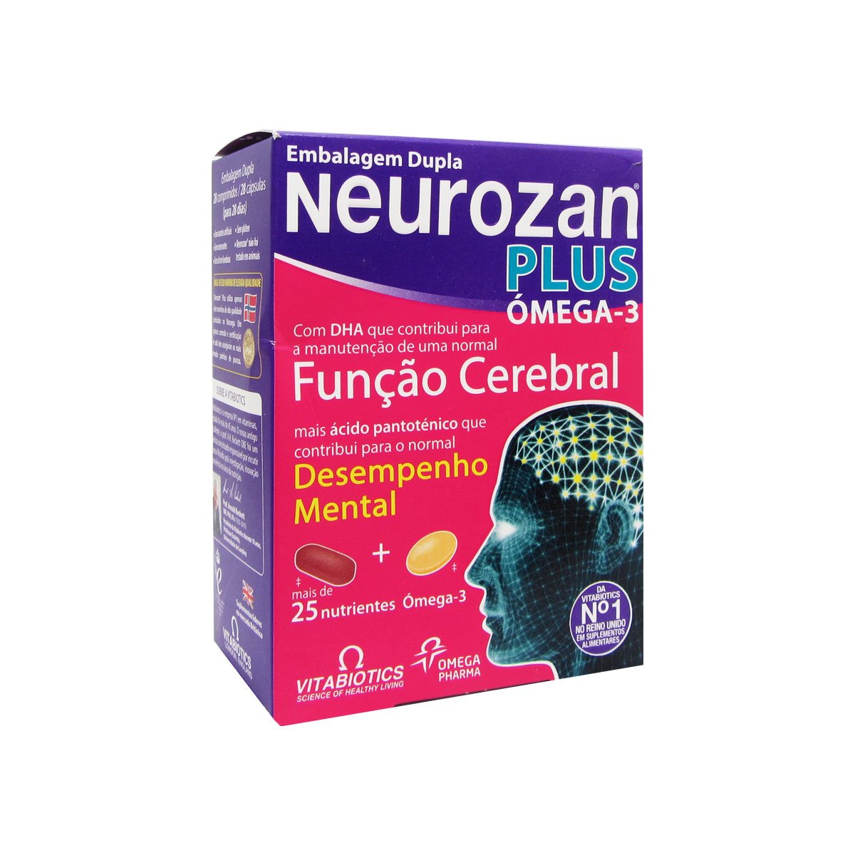 Neurozan Plus Omega 3 Brain Performance 28 + 28 Tablets Beauty