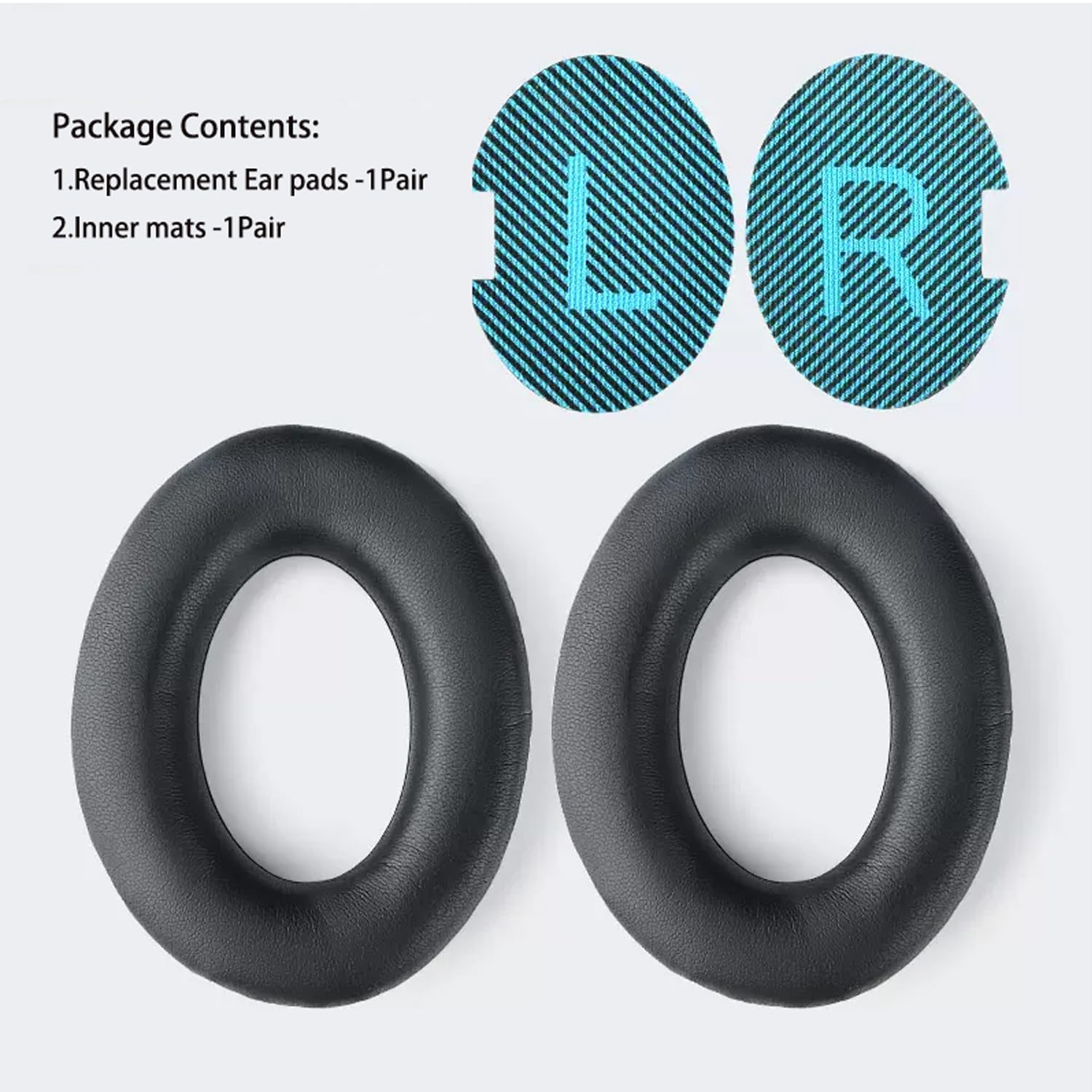 Bose Headphones Replacement Ear Pads for QuietComfort QC35/35ii/25/2/15 Ear Cushions for QC35 QC35ii QC25 QC2 QC15 Ae2 Ae2i Ae2w Sound True & SoundLink (Around-Ear Series Only) Protein Leather
