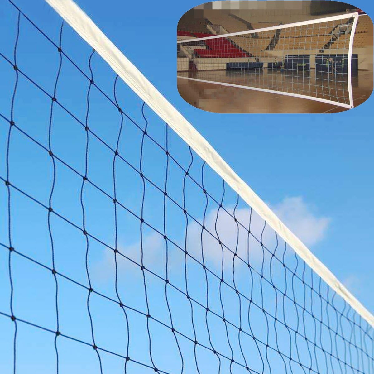 DOURR Professional Sports Volleyball Net (32 FT x 3 FT) for Indoor and Outdoor (Net Only) : Sports & Outdoors