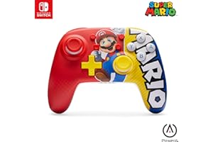 PowerA Nano Enhanced Wireless Controller for Nintendo Switch - Mario Victory, Compact, Smaller, Portable