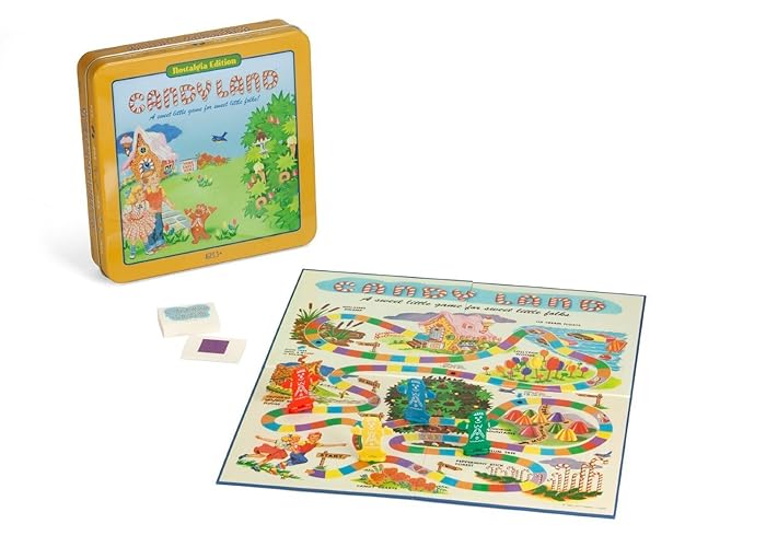 Candyland Deluxe Board Game in Classic Nostalgia Collector's Tin by Winning Solutions