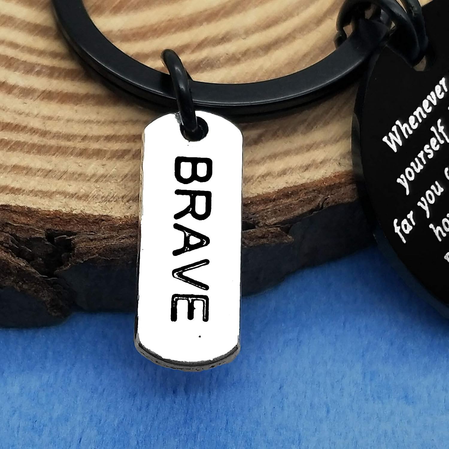 Encouragement Gifts Recovery Keyring for Men Women Addiction Recovery Gifts Sobriety Keychain Cancer Survivor Gift New Beginnings Gift Warrior Gift AA Gift Stay Strong Keyring Awareness Sympathy Gift - Image 4