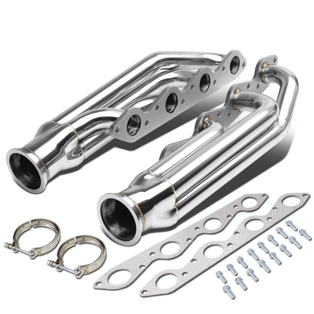 Car Truck Exhaust Manifolds Headers Pair 3v Band T4 Turbo