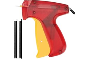 Tagging Gun Kit, wilfox Fine Stitch Tool Mini Stitch Gun for Clothes Mending Quilting Stitch Tag Gun with 1 Needle,1920 Black Mini Fasteners