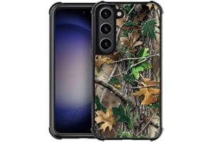 CARLOCA Compatible with Samsung Galaxy S23 Case,Forest Camping Camo Autumn Samsung Galaxy S23 Cases for Girls Women,Fashion G