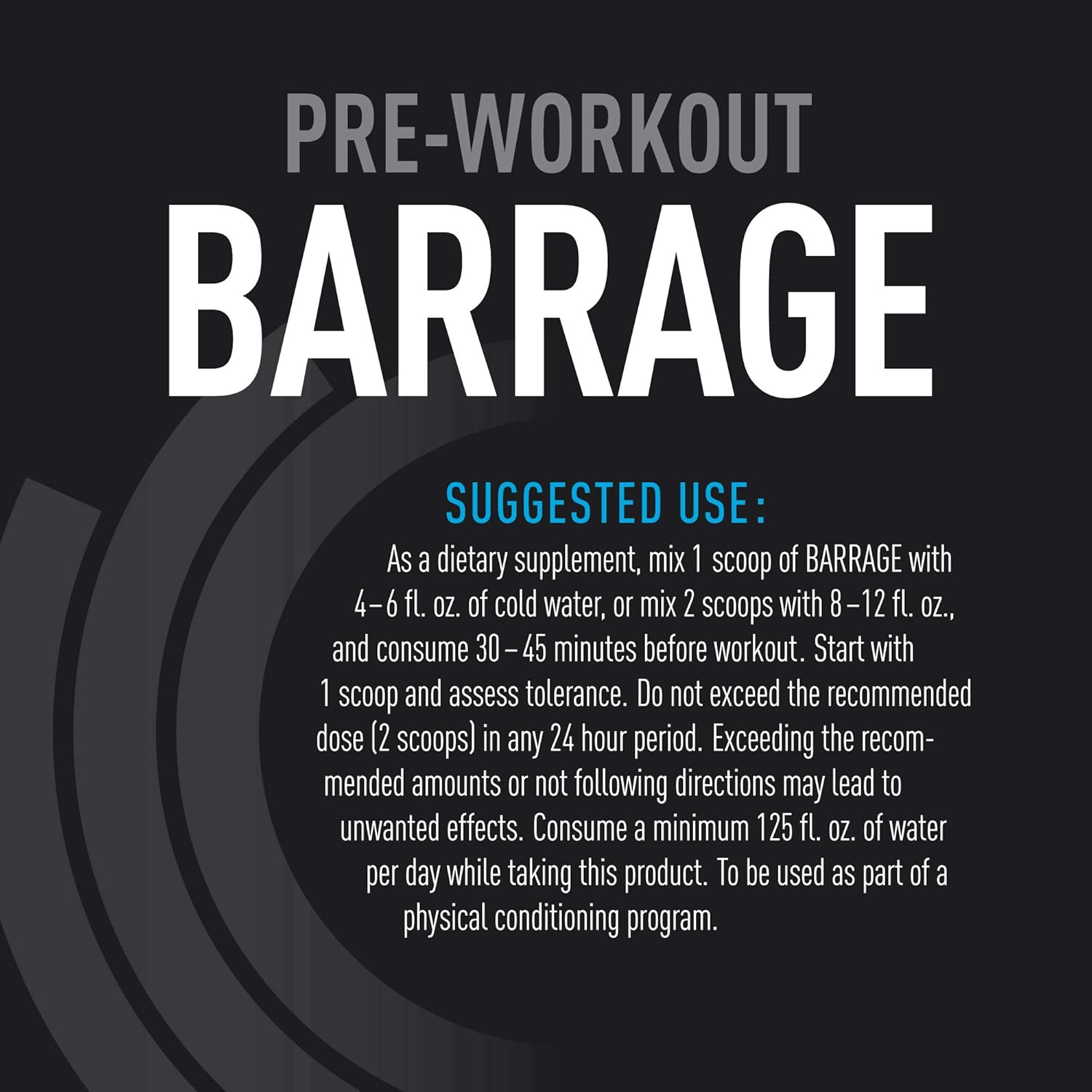 Core Active Barrage Pre Workout - Pre-Workout for Men and Women with Creatine, Beta-Alanine, Agmatine Sulfate, and Caffeine - Pump Up Your Workout with Intense Energy and Focus - Orange (30 Servings): Health & Personal Care
