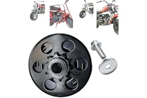 QYMOTO 16MM Bore 10 Tooth Clutch 10T Fit for Coleman CT200U-A CT200U-ex Axis 200 Centrifugal Mini Bike Clutch (NOT fit 3/4" or 5/8" Bore Shaft CT200U New Status)