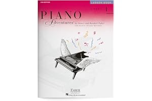 Piano Adventures: Lesson Book - Level 1, 2nd Edition | Beginner Piano Method Book | Sheet Music Songbook with Chords and Grand Staff Reading | Faber Piano Method Book for Kids and Adults