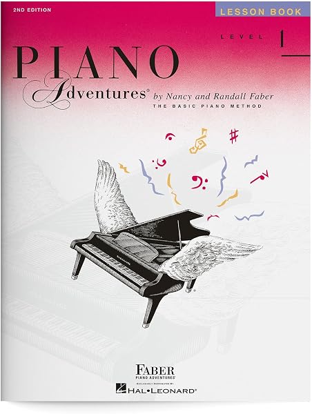 Piano Adventures: Lesson Book - Level 1, 2nd Edition | Beginner Piano Method Book | Sheet Music Songbook with Chords and Gran
