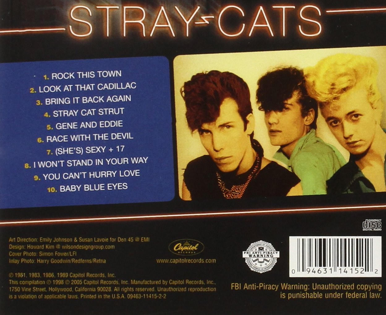 Image result for Race with the Devil Stray Cats pictures